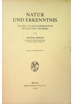 Natur und Erkenntnis : Die Welt in der Konstruktion des Heutigen Physikers 1948 r.