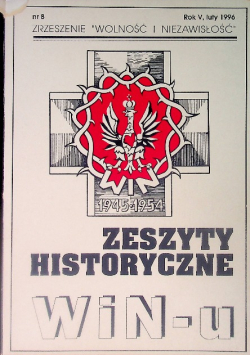 Zeszyty Historyczne WIN u Nr 8 / 96