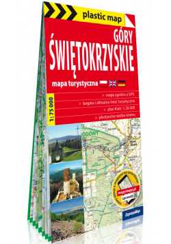 Góry Świętokrzyskie foliowana mapa turystyczna 1:75 000