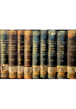 Ausgewahlte Schriften des heiligen Chrysostomus 9 Tomów 1883 r.
