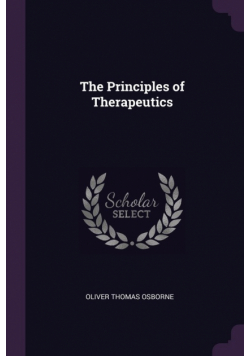 The Principles of Therapeutics
