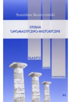 Studia onomastyczno-historyczne