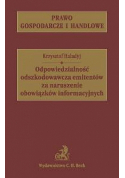 Odpowiedzialność odszkodowawcza eminentów za naruszenie obowiązków informacyjnych