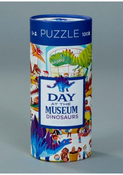 Puzzle 72 el. Dzień w muzeum - Dinozaury