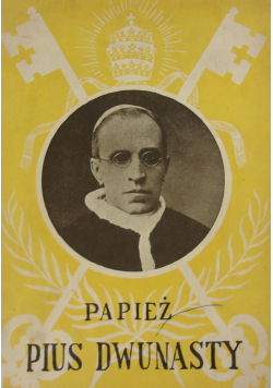 Papież Pius dwunasty 1939 r.