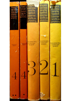 Współczesna teoria badań literackich za granicą 5 książek