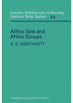 Affine Sets and Affine Groups