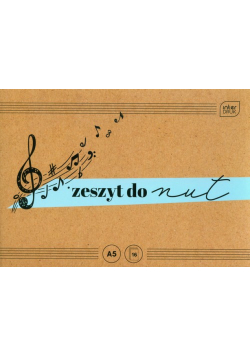 Zeszyt do nut A5 16 kartek