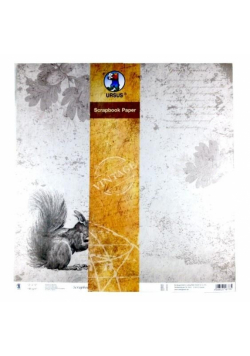 Papier do scrapbookingu vintage 5 arkuszy