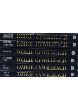 Dzieje Cywilizacji Tom 1 do 6
