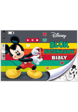Blok rysunkowy biały A4/20K Mickey Mouse