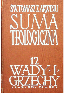 Suma teologiczna 12 wady i grzechy