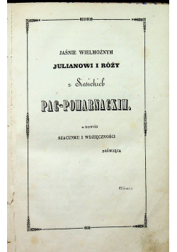 Wspomnienia Rzymu 1844 r.