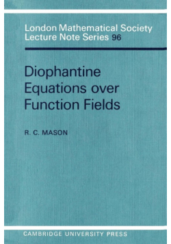 Diophantine Equations Over Function Fields