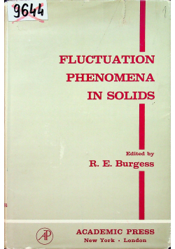 Fluctuation phenomena in solids