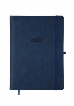 Kalendarz 2020 A4 dzienny KK-A4DLE Elegance granatowy