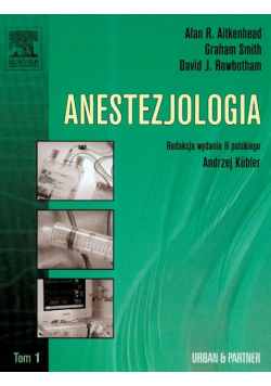 Anestezjologia t.1
