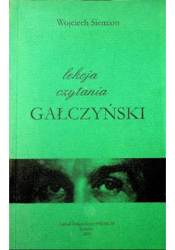 Lekcja czytania Gałczyński
