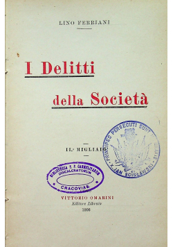 I Delitti della Societa 1906 r