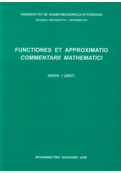 Functiones et approximatio 37.1