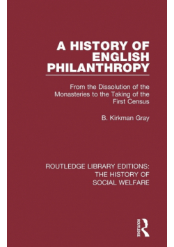A History of English Philanthropy