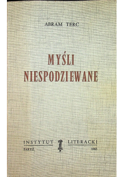 Myśli niespodziewane
