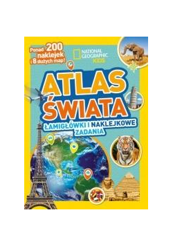 National Geographic Kids. Atlas świata. Łamigłówki