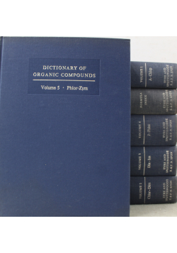 Dictionary of Organic Compounds   6 tomów