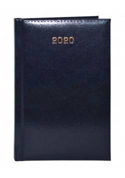 Kalendarz 2020 książkowy - terminarz B6 dzienny granat