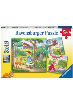 Puzzle 3x49 Baśnie Braci Grimm