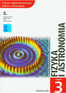 Fizyka i astronomia część 3 podręcznik