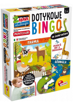 Montessori + Dotykowe bingo ze zwierzętami