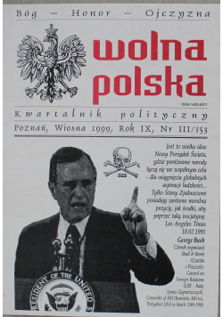 Wolna Polska kwartalnik polityczny nr 3