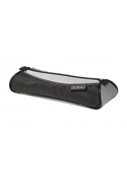 Piórnik kosmetyczka trójkątny Black Grey