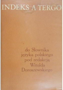 Indeks a tergo do słownika języka polskiego