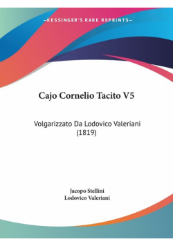 Cajo Cornelio Tacito V5