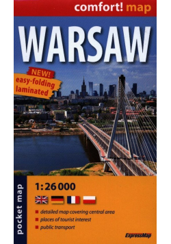 Warsaw pocked map 1:26 000