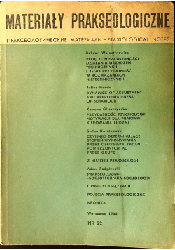 Materiały prakseologiczne