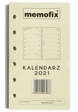 Kalendarz 2021 Wkład MEM/K TNS ANTRA