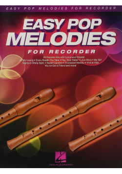 Easy Pop Melodies for recorder