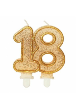 Świeczka urodzinowa "18"