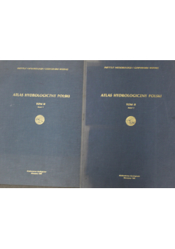 Atlas hydrologiczny Polski 2 książki