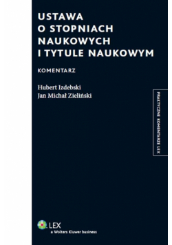 Ustawa o stopniach naukowych i tytule naukowym Komentarz