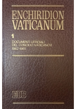 Enchiridion Vaticanum Documenti ufficiali del Concilio Vaticano II Tom 1
