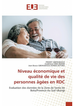 Niveau économique et qualité de vie des personnes âgées en RDC