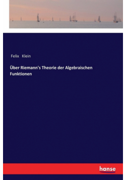 Über Riemann's Theorie der Algebraischen Funktionen