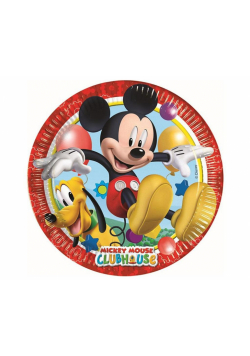 Talerzyki papierowe Mickey Disney 23cm 8szt