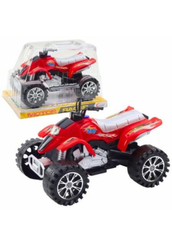 Quad terenowy z napędem czerwony