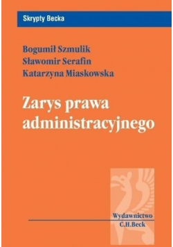 Zarys prawa administracyjnego