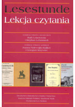Lesestunde Lekcja czytania